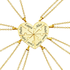 Colar Quebra Cabeça Personalizado - Aço Inox Banhado