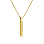 Colar 4d Personalizado - Aço Inox Banhado