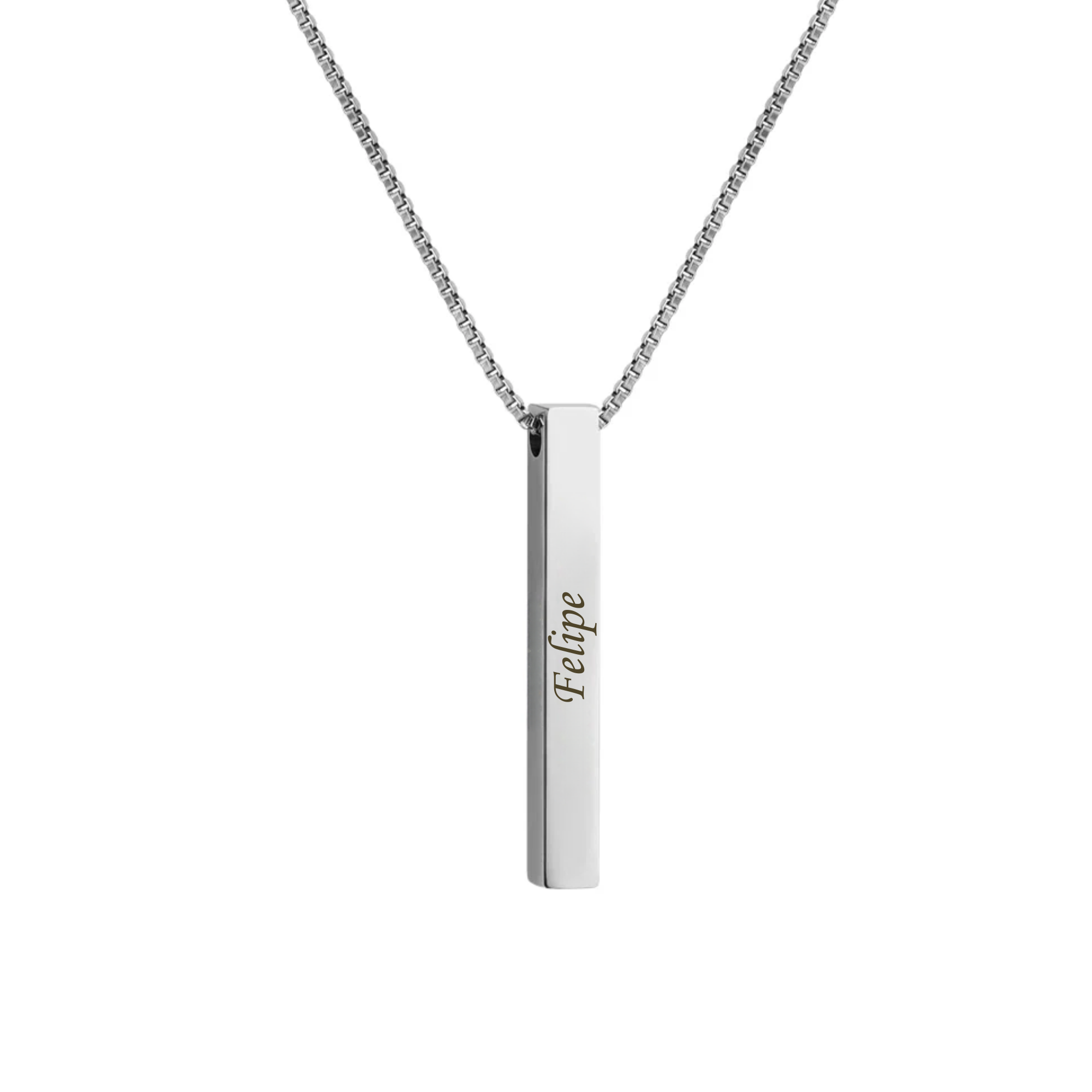 Colar 4d Personalizado - Aço Inox Banhado