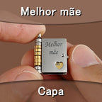 Colar Livro Pingente Melhor Mãe Presente