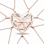 Colar Quebra Cabeça Personalizado - Aço Inox Banhado