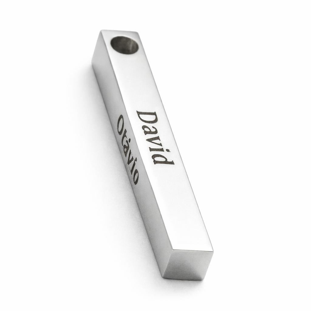 Colar 4d Personalizado - Aço Inox Banhado