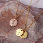 Colar Iniciais Personalizado - Aço Inox Banhado