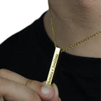 Colar 4d Personalizado - Aço Inox Banhado