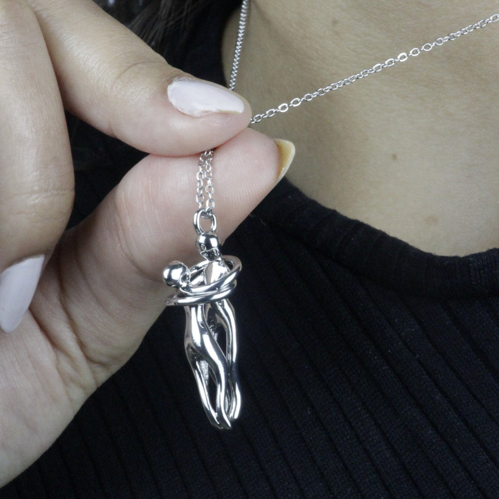 Colar Abraço Eterno - Aço Inox Banhado