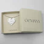 Colar Coração de Mãe Personalizado - Aço Inox Banhado