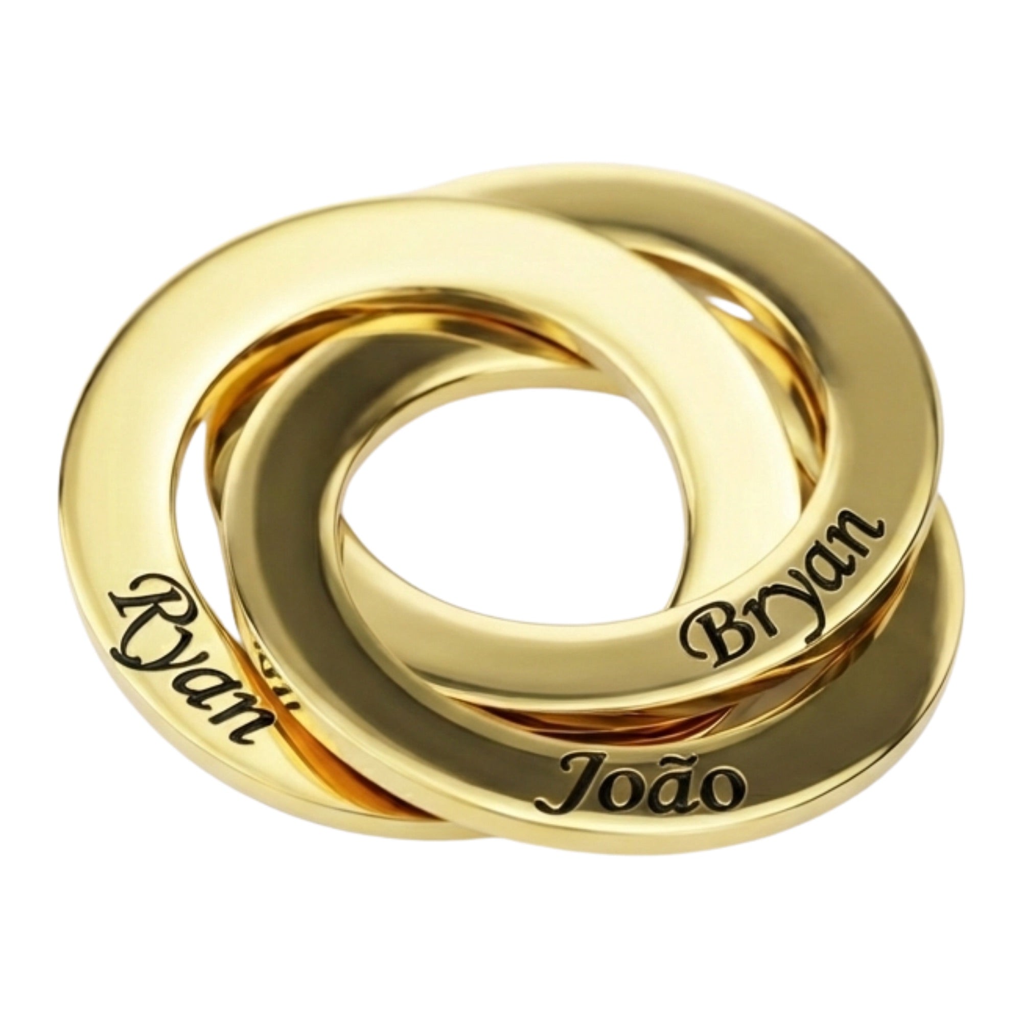 Colar Espiral Personalizado - Aço Inox Banhado