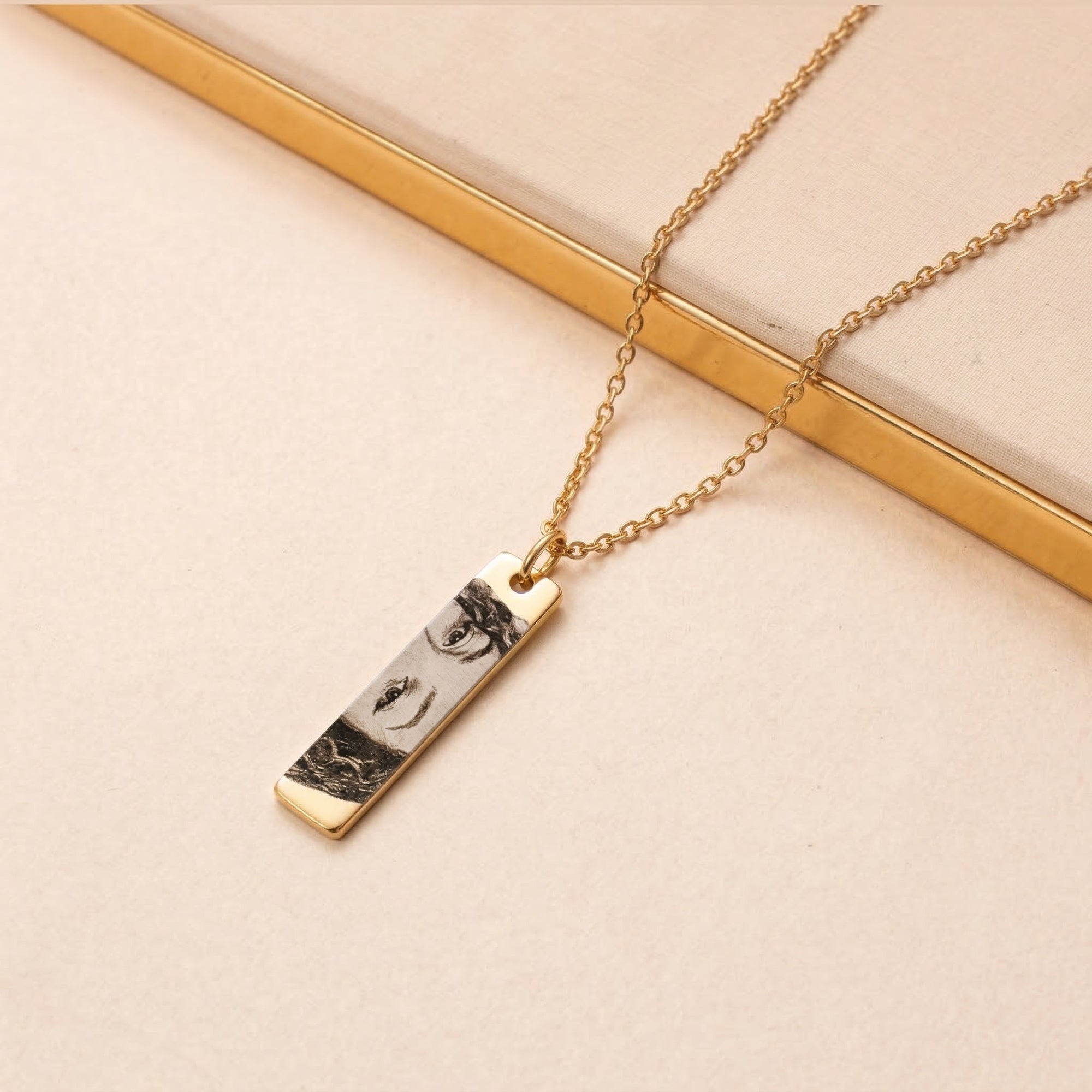 Colar do Olhar Personalizado - Aço Inox Banhado