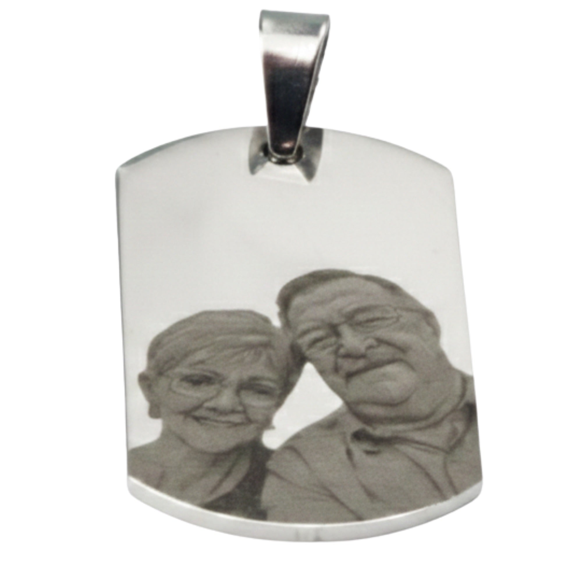 Colar Tag Exército Família Personalizado - Aço Inox Banhado