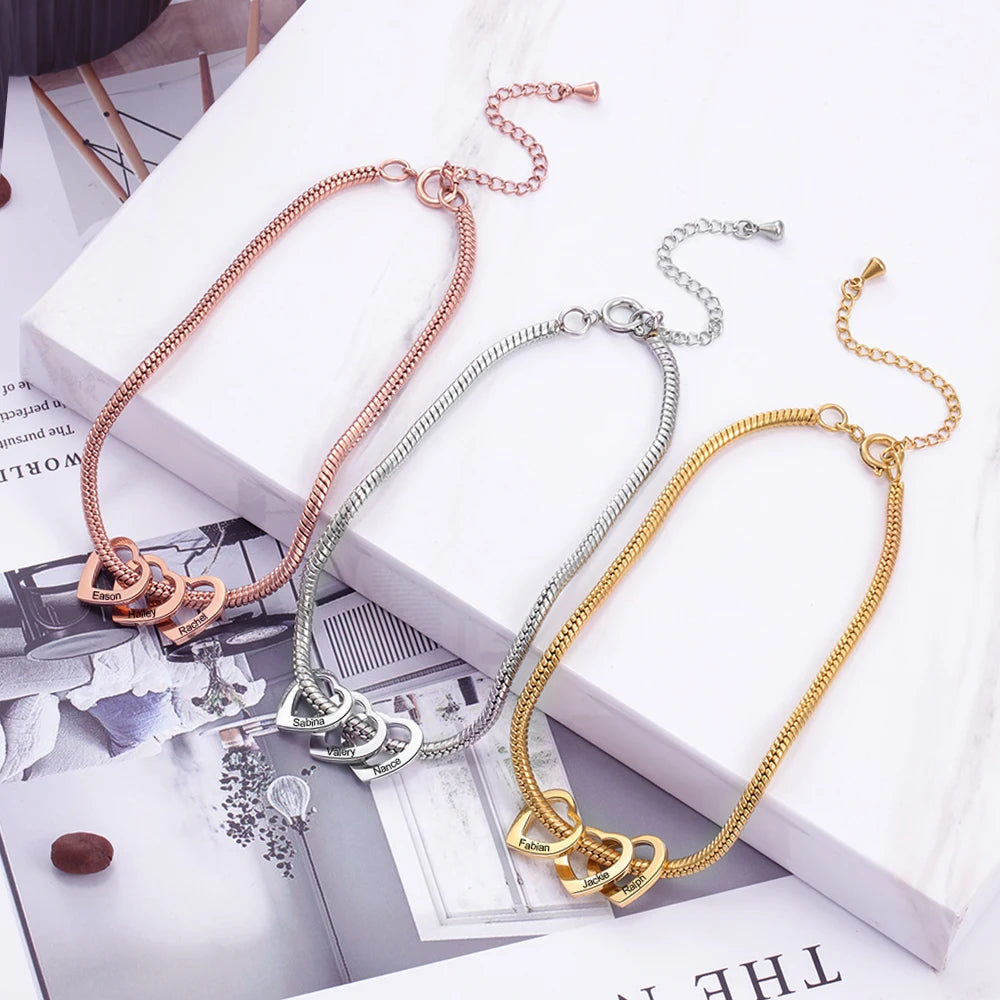 Pulseira Flexível Personalizada - Aço Inox Banhado