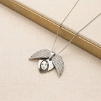 Colar Asas de Anjo Personalizado com Foto - Aço Inox Banhado