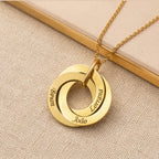 Colar Espiral Personalizado - Aço Inox Banhado